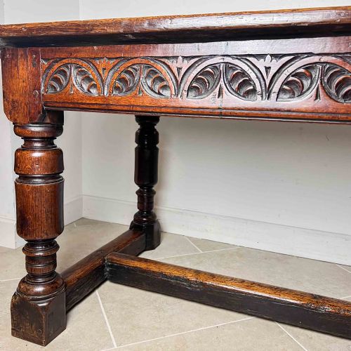 17TH CENTURY OAK REFECTORY TABLE - ADDITIONAL PHOTO 5