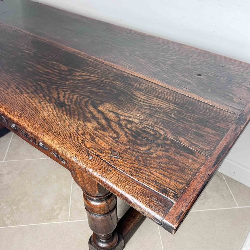 17TH CENTURY OAK REFECTORY TABLE - ADDITIONAL PHOTO 8