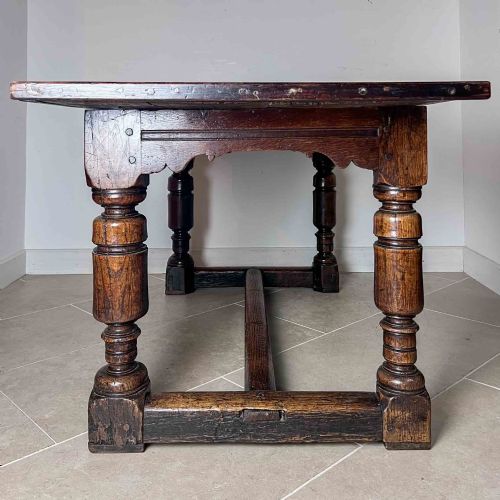 17TH CENTURY OAK REFECTORY TABLE - ADDITIONAL PHOTO 10