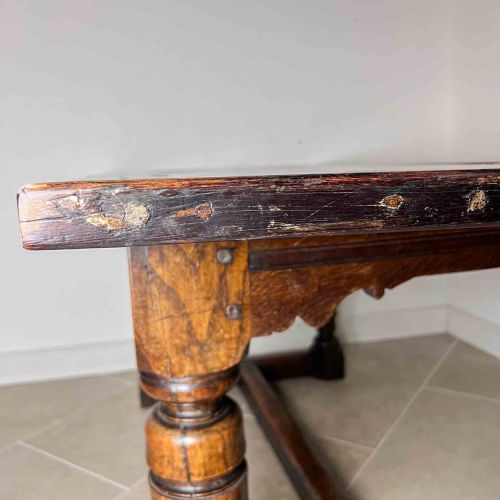 17TH CENTURY OAK REFECTORY TABLE - ADDITIONAL PHOTO 11