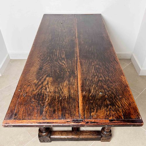 17TH CENTURY OAK REFECTORY TABLE - ADDITIONAL PHOTO 12