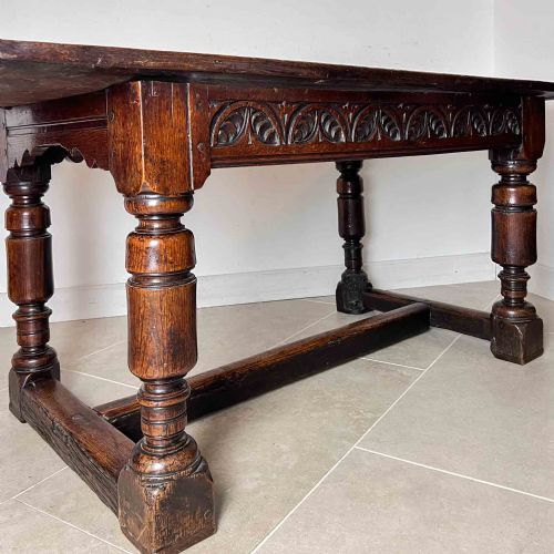 17TH CENTURY OAK REFECTORY TABLE - ADDITIONAL PHOTO 23