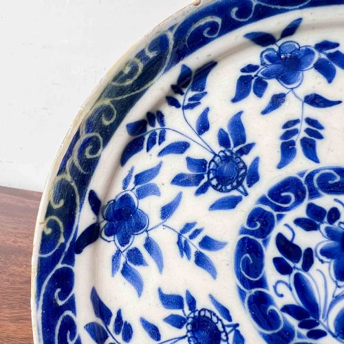 ANTIQUE DUTCH DELFT PLATE - ADDITIONAL PHOTO 4