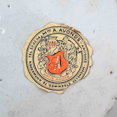 ANTIQUE DUTCH DELFT PLATE - ADDITIONAL PHOTO 5
