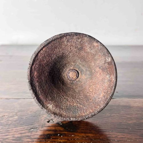 ANTIQUE WROUGHT IRON RUSHLIGHT HOLDER - ADDITIONAL PHOTO 7