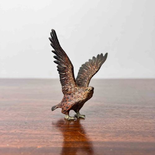 AUSTRIAN COLD PAINTED BRONZE EAGLE - ADDITIONAL PHOTO 3