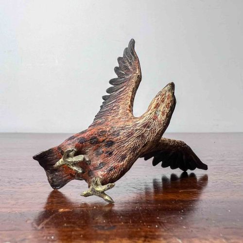 AUSTRIAN COLD PAINTED BRONZE EAGLE - ADDITIONAL PHOTO 6