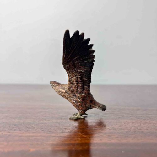 AUSTRIAN COLD PAINTED BRONZE EAGLE - ADDITIONAL PHOTO 7