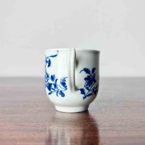 EARLY WORCESTER MANSFIELD PATTERN COFFEE CUP - ADDITIONAL PHOTO 3