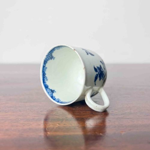 EARLY WORCESTER MANSFIELD PATTERN COFFEE CUP - ADDITIONAL PHOTO 6