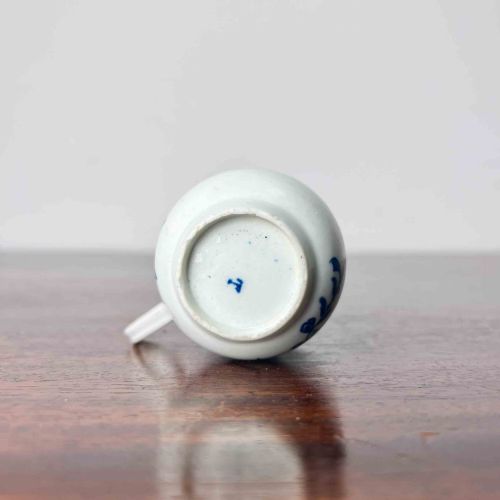 EARLY WORCESTER MANSFIELD PATTERN COFFEE CUP - ADDITIONAL PHOTO 7