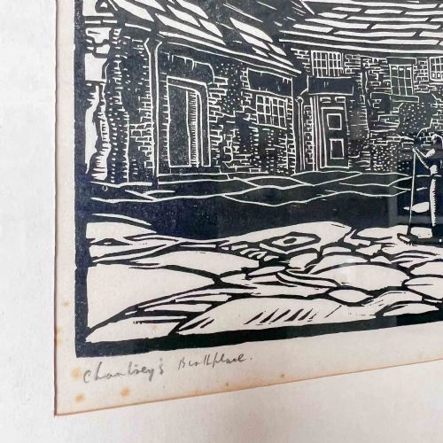 LINOCUT PRINT BY HARRY EPWORTH ALLEN - ADDITIONAL PHOTO 2