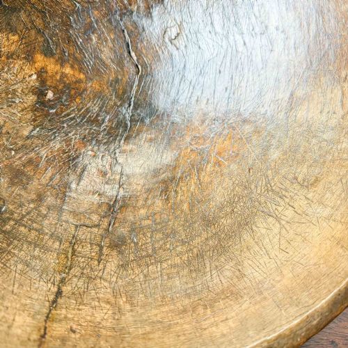 ANTIQUE TURNED SYCAMORE DAIRY BOWL - ADDITIONAL PHOTO 8