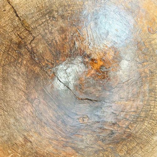 ANTIQUE TURNED SYCAMORE DAIRY BOWL - ADDITIONAL PHOTO 10