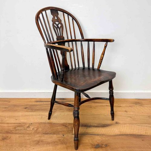 ANTIQUE LOW BACK WINDSOR CHAIR - ADDITIONAL PHOTO 2