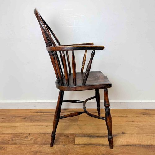 ANTIQUE LOW BACK WINDSOR CHAIR - ADDITIONAL PHOTO 3