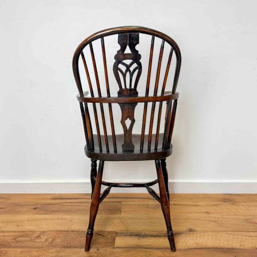 ANTIQUE LOW BACK WINDSOR CHAIR - ADDITIONAL PHOTO 4