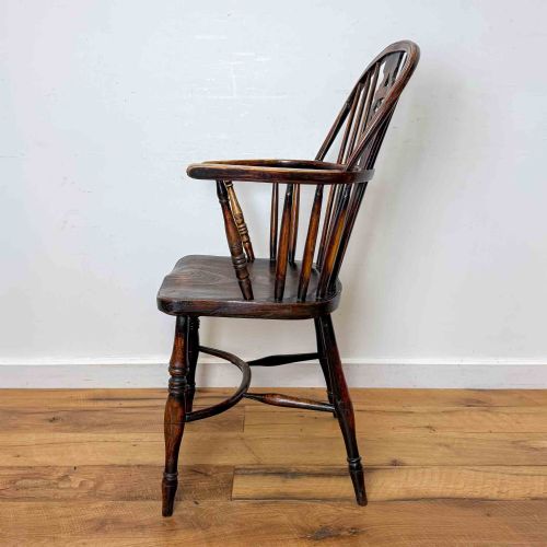 ANTIQUE LOW BACK WINDSOR CHAIR - ADDITIONAL PHOTO 5