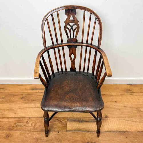 ANTIQUE LOW BACK WINDSOR CHAIR - ADDITIONAL PHOTO 7