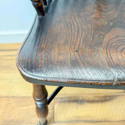 ANTIQUE LOW BACK WINDSOR CHAIR - ADDITIONAL PHOTO 10