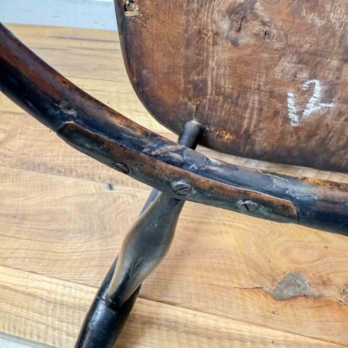 ANTIQUE LOW BACK WINDSOR CHAIR - ADDITIONAL PHOTO 12
