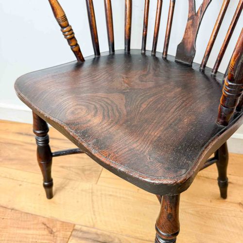 ANTIQUE LOW BACK WINDSOR CHAIR - ADDITIONAL PHOTO 15