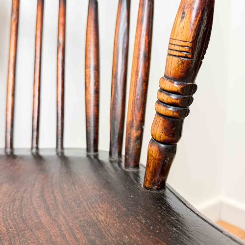 ANTIQUE LOW BACK WINDSOR CHAIR - ADDITIONAL PHOTO 16