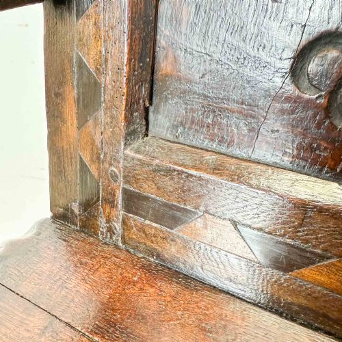 ANTIQUE CHARLES II OAK WAINSCOT CHAIR - ADDITIONAL PHOTO 16