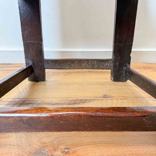 ANTIQUE CHARLES II OAK WAINSCOT CHAIR - ADDITIONAL PHOTO 23