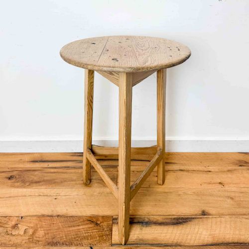 small antique pine cricket table - CATEGORY: ANTIQUE TABLES - DATED 19TH CENTURY