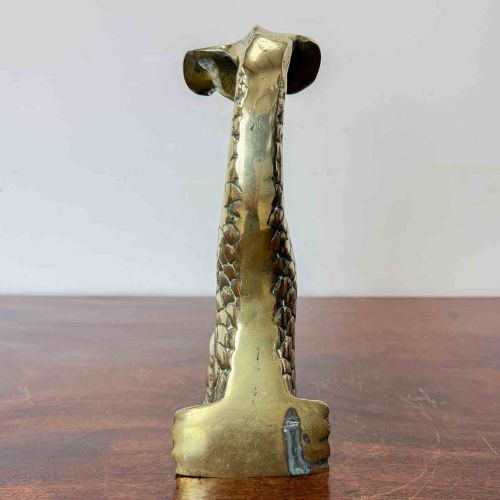 ANTIQUE BRASS FISH DOORSTOP - ADDITIONAL PHOTO 3