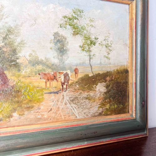 OIL PAINTING BY THEODORE PAIER - ADDITIONAL PHOTO 4