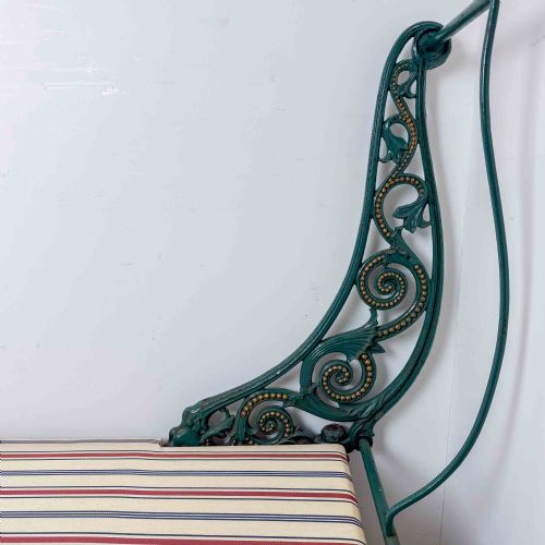 ANTIQUE CAST IRON DAY BED - ADDITIONAL PHOTO 2