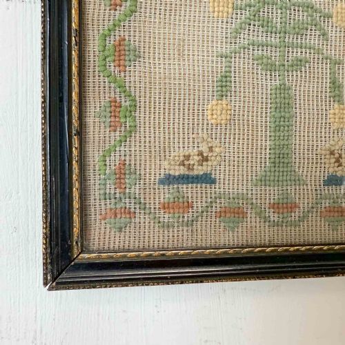 PAIR OF 19TH CENTURY EMBROIDERED SAMPLERS - ADDITIONAL PHOTO 9