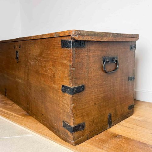 DUTCH EAST INDIA COMPANY SEA CHEST DATED 1725 - ADDITIONAL PHOTO 5