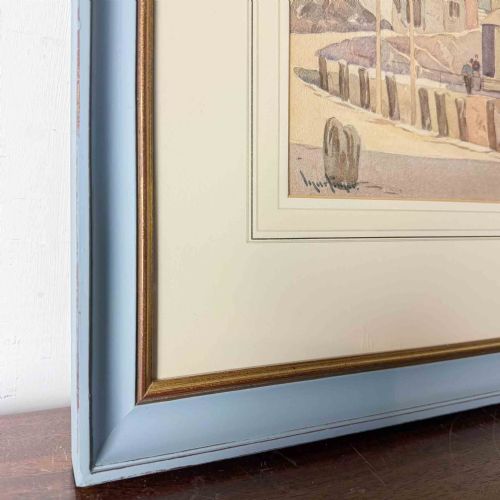 'POLPERRO' WATERCOLOUR BY LEWIS MORTIMER - ADDITIONAL PHOTO 5