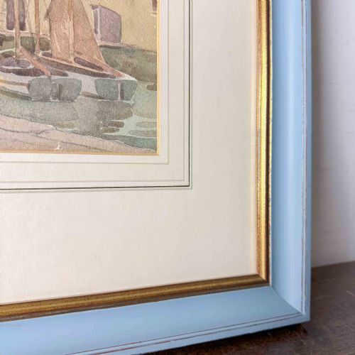 'POLPERRO' WATERCOLOUR BY LEWIS MORTIMER - ADDITIONAL PHOTO 7