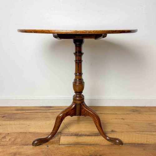 GEORGIAN OAK TRIPOD TABLE - ADDITIONAL PHOTO 1