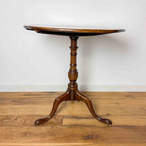 GEORGIAN OAK TRIPOD TABLE - ADDITIONAL PHOTO 8