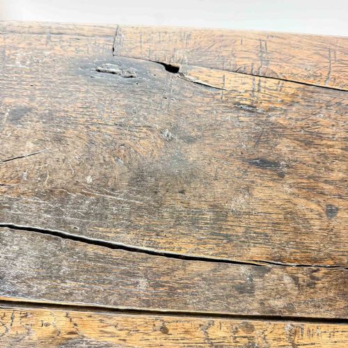 ANTIQUE OAK LOW SIDE TABLE - ADDITIONAL PHOTO 20