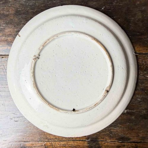 SMALL 18TH CENTURY BLUE AND WHITE DELFT PLATE - ADDITIONAL PHOTO 5