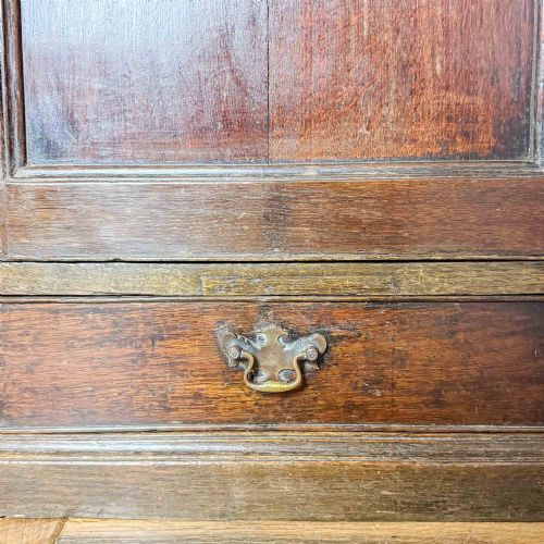 GEORGIAN OAK WALL CUPBOARD - ADDITIONAL PHOTO 9