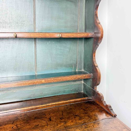 GEORGIAN ELM AND OAK DRESSER - ADDITIONAL PHOTO 11