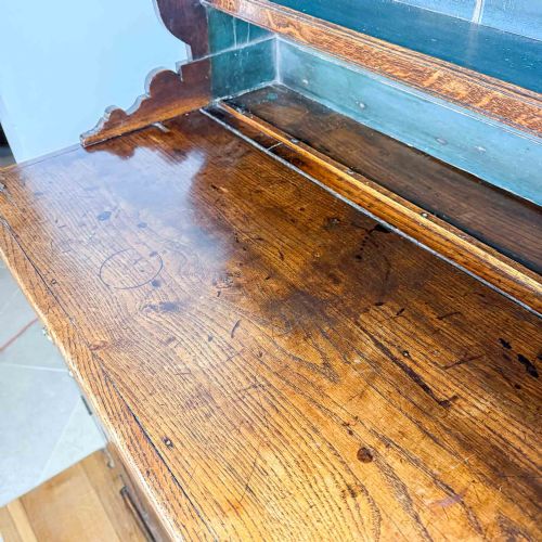GEORGIAN ELM AND OAK DRESSER - ADDITIONAL PHOTO 13