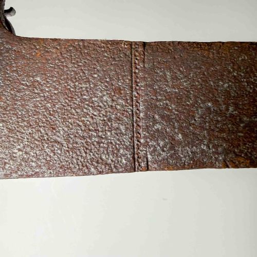 LARGE ANTIQUE COPPER AND IRON BALANCE SCALES - ADDITIONAL PHOTO 7