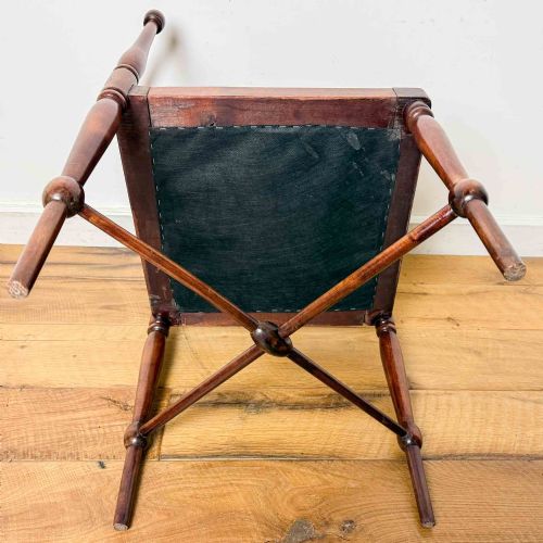 EDWARDIAN FRUITWOOD CORNER CHAIR - ADDITIONAL PHOTO 13