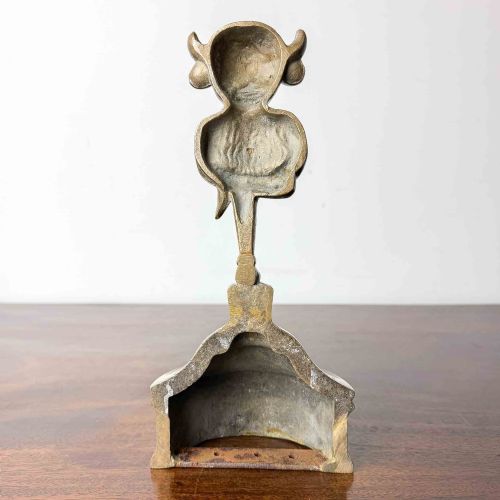 ANTIQUE BRASS LINCOLN IMP DOORSTOP - ADDITIONAL PHOTO 4