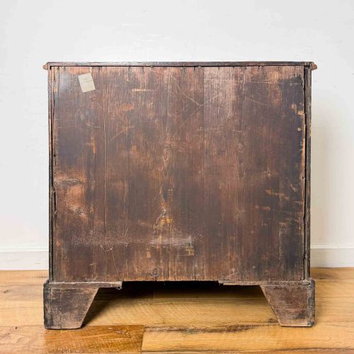 SMALL GEORGIAN MAHOGANY CHEST OF DRAWERS - ADDITIONAL PHOTO 21