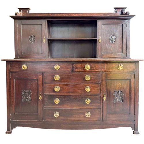 ARTS AND CRAFTS OAK DRESSER - ADDITIONAL PHOTO 1