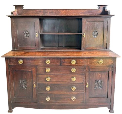 ARTS AND CRAFTS OAK DRESSER - ADDITIONAL PHOTO 10